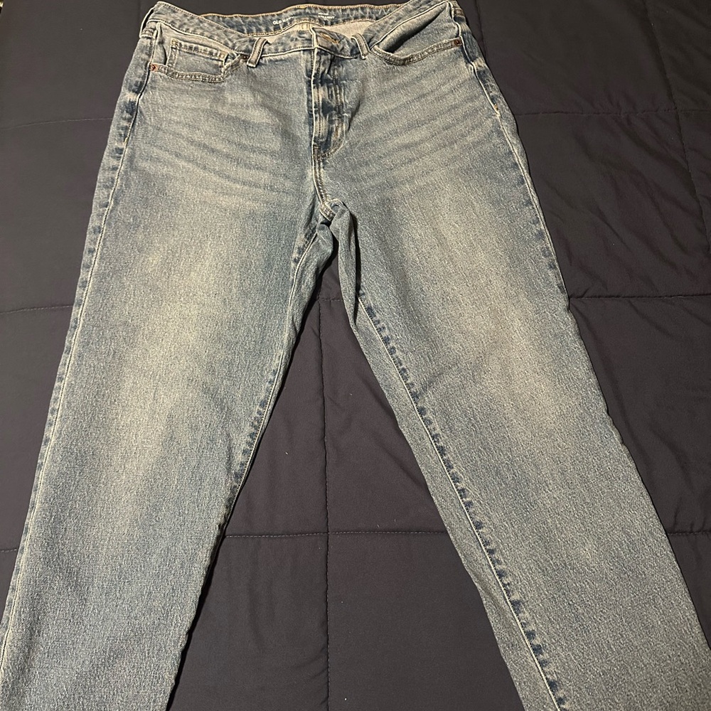 Old Navy Women's Straight Leg Jeans - Light Blue